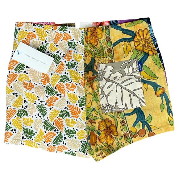 Mother x Carolyn Murphy Recycled Hawaiian Board Shorts High Waist size M NEW Tag - Picture 2 of 8